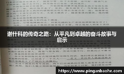 谢什科的传奇之路：从平凡到卓越的奋斗故事与启示